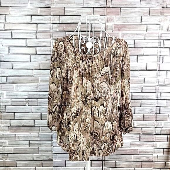Jennifer Lopez Tops - Jennifer Lopez sheer blouse Size S